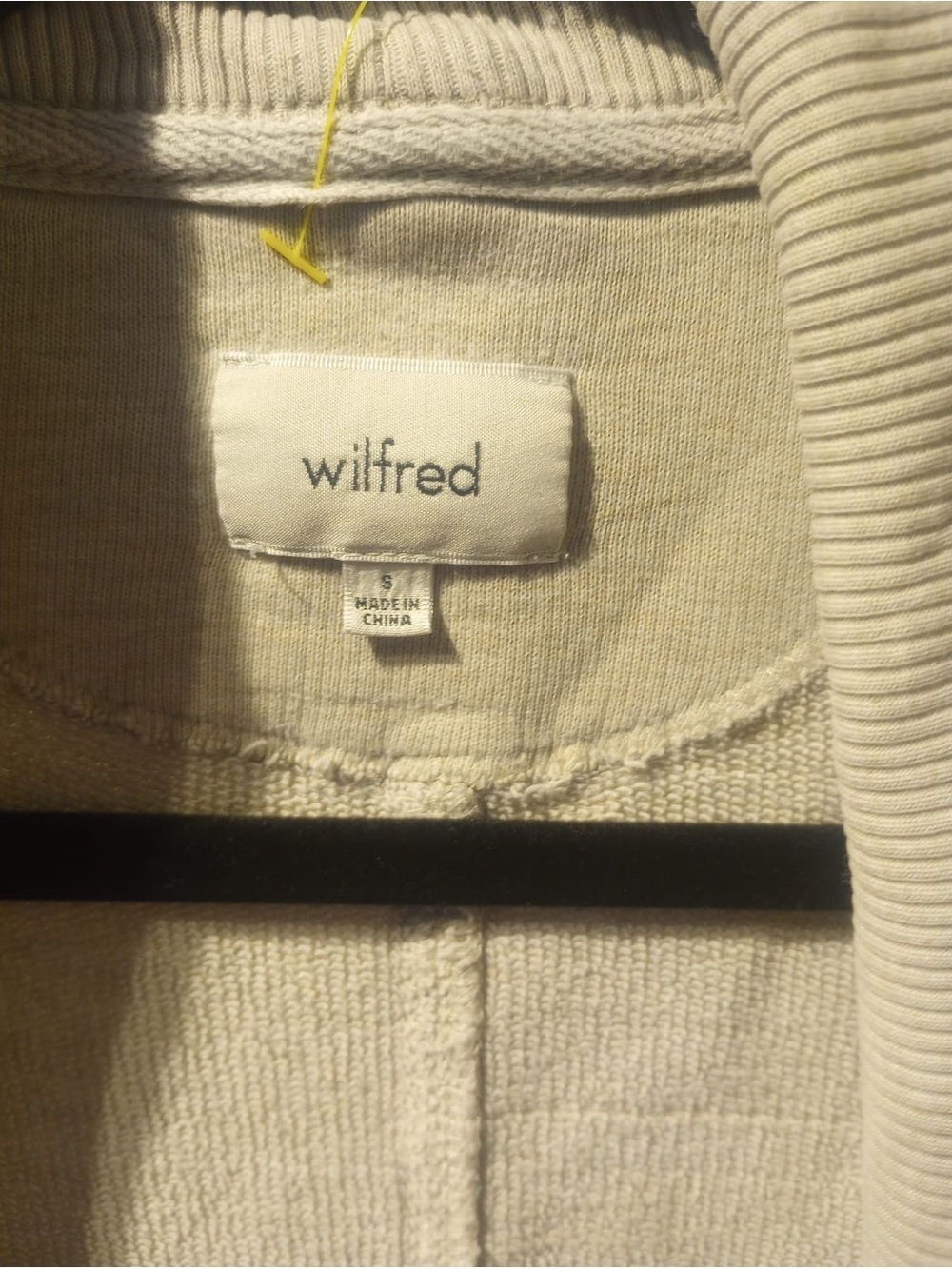 Wilfred Cream Open-Front Shawl Collar Cardigan - Picture 6 of 8